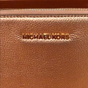 Michael Kors gold wallet, clutch wristlet.  NEW!